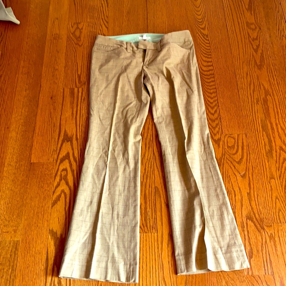 Joie dress pants. Light plaid